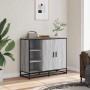 Aparador de madera de ingeniería gris Sonoma 92x35x76 cm by , Sideboards - Ref: Foro24-849022, Price: 118,23 €, Discount: %