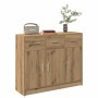 Aparador de madera de ingeniería roble artisan 91x28x75 cm von , Sideboards - Ref: Foro24-855895, Preis: 104,62 €, Rabatt: %