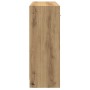 Aparador de madera de ingeniería roble artisan 91x28x75 cm