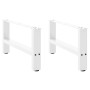 Patas de mesa de centro blanco 2uds acero 60x(30-31) cm von , Tischbeine - Ref: Foro24-4013265, Preis: 61,61 €, Rabatt: %