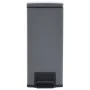 Trash can with anti-fingerprint pedal 30L stainless steel gray by vidaXL, Garbage cans and trash cans - Ref: Foro24-149572, P...