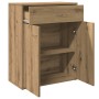Aparador de madera de ingeniería roble artisan 60x30x75 cm von , Sideboards - Ref: Foro24-855897, Preis: 79,80 €, Rabatt: %