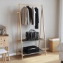 Perchero con estantes bambú 96x45,5x150,5 cm von , Kommoden-Organizer und Bar-Kleiderbügel - Ref: Foro24-4008910, Preis: 42,8...