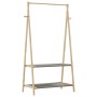 Perchero con estantes bambú 96x45,5x150,5 cm von , Kommoden-Organizer und Bar-Kleiderbügel - Ref: Foro24-4008910, Preis: 42,8...