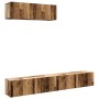 Muebles TV de pared 3 uds madera vieja 100x30x30 cm von , TV-Möbel - Ref: Foro24-3329007, Preis: 153,22 €, Rabatt: %