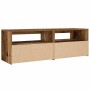 Mesitas de noche con luces LED 2 uds madera vieja 60x35x40 cm by , Nightstands - Ref: Foro24-3329161, Price: 76,48 €, Discoun...