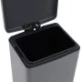 Trash can with anti-fingerprint pedal 30L stainless steel gray by vidaXL, Garbage cans and trash cans - Ref: Foro24-149572, P...
