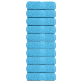 Toallas 10 unidades 100% algodón turquesa 30x30 cm 360 gsm by , Towels - Ref: Foro24-136970, Price: 22,01 €, Discount: %