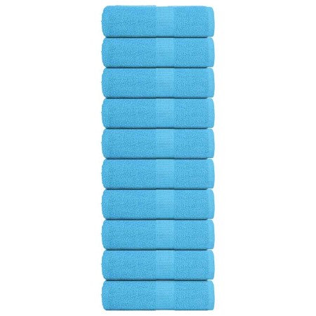 Toallas 10 unidades 100% algodón turquesa 30x30 cm 360 gsm by , Towels - Ref: Foro24-136970, Price: 22,01 €, Discount: %