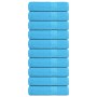 Toallas de ducha 10 uds 100% algodón turquesa 70x140 cm 360 gsm de , Toallas - Ref: Foro24-136979, Precio: 79,62 €, Descuento: %