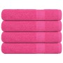 Toallas 4 uds 100% algodón rosa 100x200 cm 600 gsm by , Towels - Ref: Foro24-137059, Price: 57,86 €, Discount: %