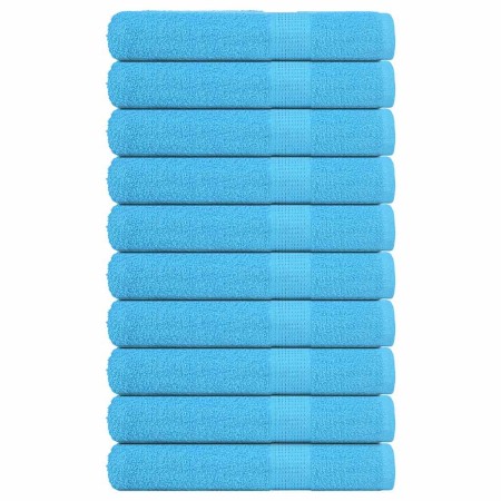 Toallas de sauna 10 uds 100% algodón turquesa 80x200 cm 360 gsm by , Towels - Ref: Foro24-136985, Price: 113,36 €, Discount: %