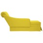 Chaise longue respaldo reposabrazos derecho terciopelo amarillo by , Daybeds - Ref: Foro24-4009788, Price: 134,96 €, Discount: %