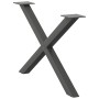 Patas para mesa de centro en forma de X 2 uds antracita acero by , Table legs - Ref: Foro24-4012906, Price: 58,35 €, Discount: %
