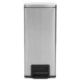 Trash can with anti-fingerprint pedal 30L silver stainless steel by vidaXL, Garbage cans and trash cans - Ref: Foro24-149571,...