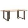 Patas de mesa centro forma T 2uds acero natural 70x25x(42-43)cm de , Patas para mesas - Ref: Foro24-4013039, Precio: 85,27 €,...
