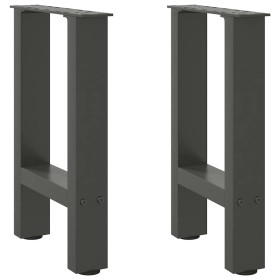 Patas de mesa de centro antracita 2 unidades 38x(42-43)cm acero von , Tischbeine - Ref: Foro24-4013278, Preis: 58,61 €, Rabat...