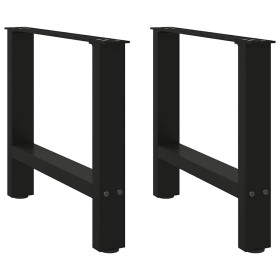 Patas de mesa de centro acero negro 2 uds 60x(42-43) cm von , Tischbeine - Ref: Foro24-4013284, Preis: 65,80 €, Rabatt: %
