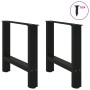 Patas de mesa de centro acero negro 2 uds 60x(42-43) cm de , Patas para mesas - Ref: Foro24-4013284, Precio: 63,19 €, Descuen...