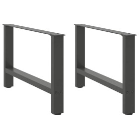 Patas de mesa de centro antracita 2 unidades 70x(42-43)cm acero by , Table legs - Ref: Foro24-4013290, Price: 71,56 €, Discou...