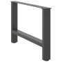 Patas de mesa de centro antracita 2 unidades 70x(42-43)cm acero de , Patas para mesas - Ref: Foro24-4013290, Precio: 78,08 €,...