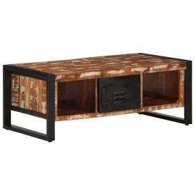 Mesa de centro multicolor 90x50x36 cm madera maciza reciclada von , Couchtisch - Ref: Foro24-4013556, Preis: 186,44 €, Rabatt: %