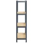 Estantería de 4 baldas acero y madera contrachapada antracita von , Industrieregale - Ref: Foro24-4016936, Preis: 40,89 €, Ra...