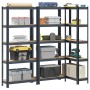 Estante almacenaje 5 niveles 3 uds acero y madera contrachapada von , Industrieregale - Ref: Foro24-4016943, Preis: 101,74 €,...