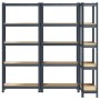 Estante almacenaje 5 niveles 3 uds acero y madera contrachapada von , Industrieregale - Ref: Foro24-4016943, Preis: 101,74 €,...