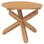 Mesa de comedor de jardín madera maciza de teca Ø90x75 cm de vidaXL, Mesas de jardín - Ref: Foro24-316168, Precio: 222,30 €, ...
