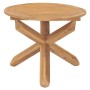 Garten-Esstisch aus massivem Teakholz, Ø90x75 cm von vidaXL, Gartentische - Ref: Foro24-316168, Preis: 225,86 €, Rabatt: %