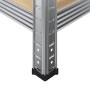 Estantería almacenaje 5 niveles contrachapada y acero plata by , Industrial shelving - Ref: Foro24-4016960, Price: 61,73 €, D...