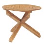 Garten-Esstisch aus massivem Teakholz, Ø90x75 cm von vidaXL, Gartentische - Ref: Foro24-316168, Preis: 225,86 €, Rabatt: %