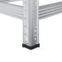 Estantes para neumáticos de 2 capas 2 uds acero plateados by , Industrial shelving - Ref: Foro24-4016969, Price: 109,63 €, Di...