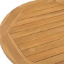 Garten-Esstisch aus massivem Teakholz, Ø90x75 cm von vidaXL, Gartentische - Ref: Foro24-316168, Preis: 225,86 €, Rabatt: %