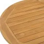 Mesa de comedor de jardín madera maciza de teca Ø90x75 cm de vidaXL, Mesas de jardín - Ref: Foro24-316168, Precio: 222,30 €, ...