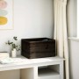 Caja de madera con asas madera maciza pino negra 40x30x23 cm von , Aufbewahrungskörbe - Ref: Foro24-4017400, Preis: 41,21 €, ...
