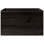 Caja de madera con asas madera maciza pino negra 40x30x23 cm von , Aufbewahrungskörbe - Ref: Foro24-4017400, Preis: 41,21 €, ...