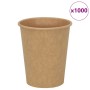 Tazas de café de papel 1000 uds 8oz 200ml marrón von , Einwegbecher - Ref: Foro24-4102795, Preis: 79,12 €, Rabatt: %