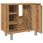 Armario de baño madera contrachapada roble artisan 60x32x53,5cm von , Badezimmermöbel - Ref: Foro24-856145, Preis: 64,69 €, R...