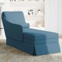 Chaise longue respaldo reposabrazos derecho terciopelo azul by , Daybeds - Ref: Foro24-4009781, Price: 126,40 €, Discount: %