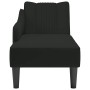 Chaise longue con reposabrazos derecho terciopelo negro by , Daybeds - Ref: Foro24-4009797, Price: 99,24 €, Discount: %