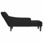 Chaise longue con reposabrazos derecho terciopelo negro by , Daybeds - Ref: Foro24-4009797, Price: 99,24 €, Discount: %