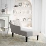 Chaise longue con reposabrazos derecho tela gris nube by , Daybeds - Ref: Foro24-4009805, Price: 143,03 €, Discount: %