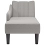 Chaise longue con reposabrazos derecho tela gris nube by , Daybeds - Ref: Foro24-4009805, Price: 143,03 €, Discount: %