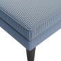 Chaise longue con cojín de tela de pana azul by , Daybeds - Ref: Foro24-4009818, Price: 149,31 €, Discount: %