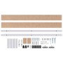 Kit de herrajes para puertas correderas aleación de aluminio by , Door items - Ref: Foro24-4009757, Price: 43,10 €, Discount: %