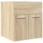 Mueble de lavabo de baño madera roble Sonoma 41x38,5x46 cm by , Bathroom furniture - Ref: Foro24-856203, Price: 37,93 €, Disc...