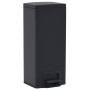 Trash can with anti-fingerprint pedal 30L black stainless steel by vidaXL, Garbage cans and trash cans - Ref: Foro24-149573, ...