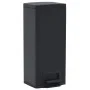 Trash can with anti-fingerprint pedal 30L black stainless steel by vidaXL, Garbage cans and trash cans - Ref: Foro24-149573, ...